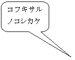 角丸四角形吹き出し: コフキサルノコシカケ
